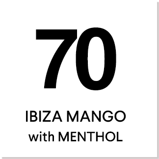 70 IBIZA MANGO with MENTHOL